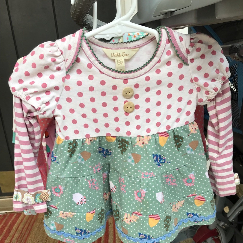 6-12 Month Matilda Jane Over the Bridge tunic